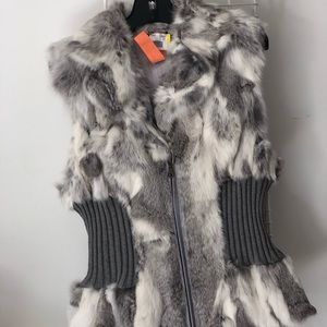 Rabbit fur Vest